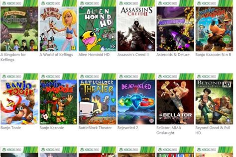 Xbox 360 backward compatible games list for Xbox .